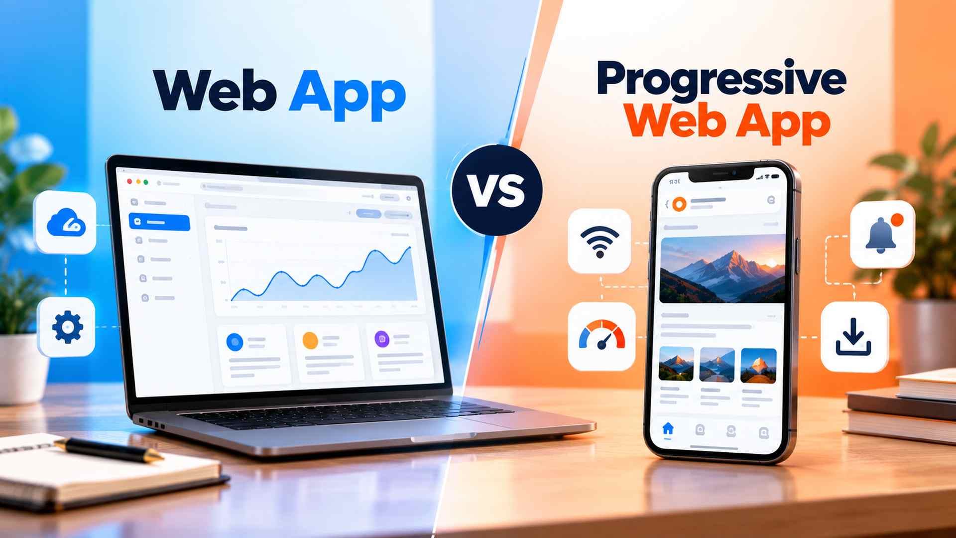 Web App vs Progressive Web App