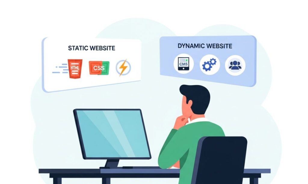 Static vs Dynamic Websites